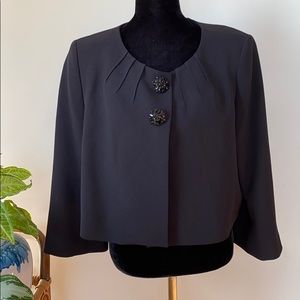 Nipon boutique cropped blazer jacket - Holiday parties family photos weddings